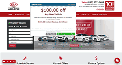 Desktop Screenshot of kiaofabilene.com